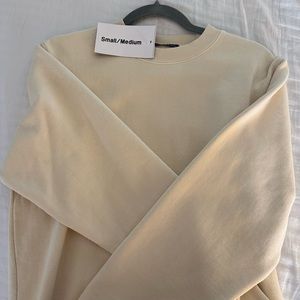 Cream Yellow NWT brandy melville sweater